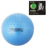 Мяч гимнастический массажный d=65 см, 1000 г, цвета МИКС  - фото 11