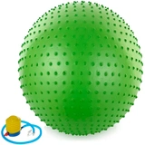 Фитбол массажный для фитнеса ART.FiT FBm75 Green (с насосом)
