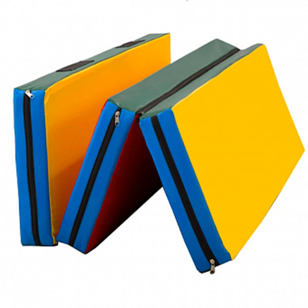 Гимнастический мат Kampfer №7 синий/желтый