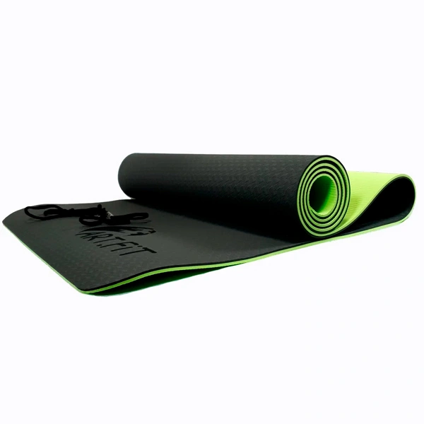 Коврик для йоги и фитнеса ART.FiT TPE с чехлом Black/Grey - фото 3