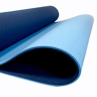 Коврик для йоги и фитнеса ART.FiT TPE с чехлом Blue