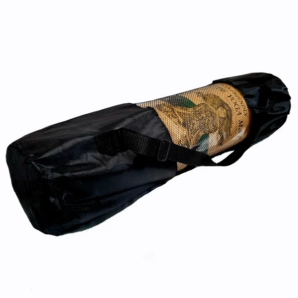 Коврик для йоги и фитнеса ART.FiT TPE с чехлом Black/Red - фото 4