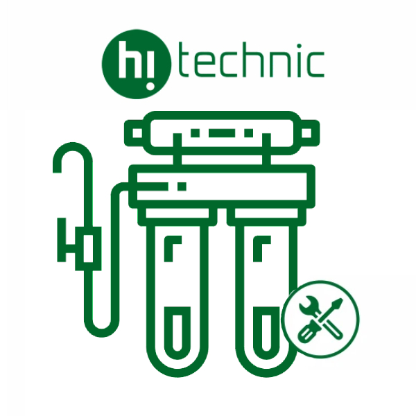 Монтаж Hitechnic предфильтра очистки воды