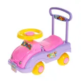 Толокар-автомобиль для девочек, с гудком-пищалкой 