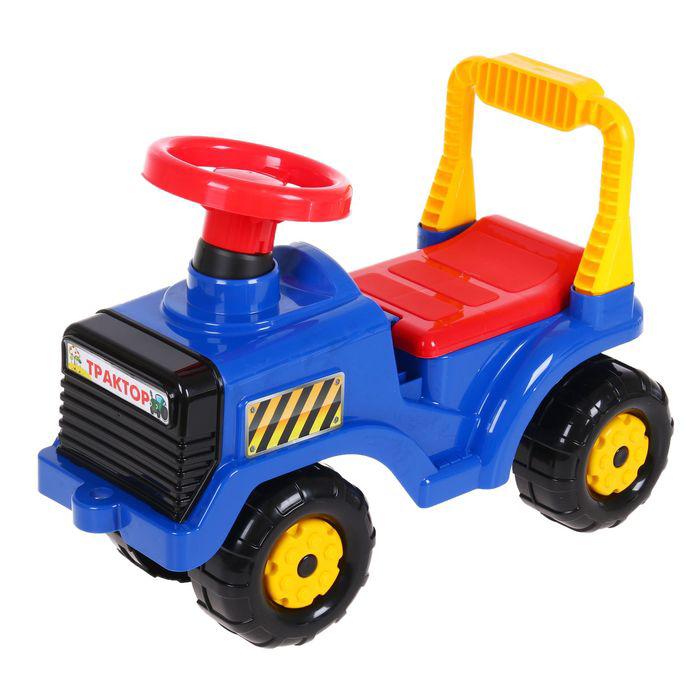 Машинка детская «Трактор», цвет синий 