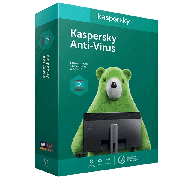 Электронный ключ Kaspersky Anti-Virus на 12 месяцев, 2 устройства