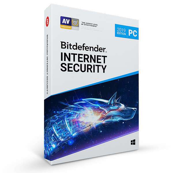 Электронный ключ Bitdefender Internet Security на 12 месяцев, 3 устройства