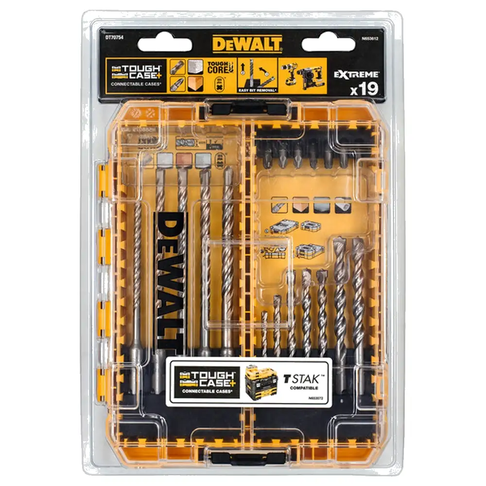 Набор буров, сверл и бит DeWALT Extreme 19шт. DT70754-QZ  - фото 2