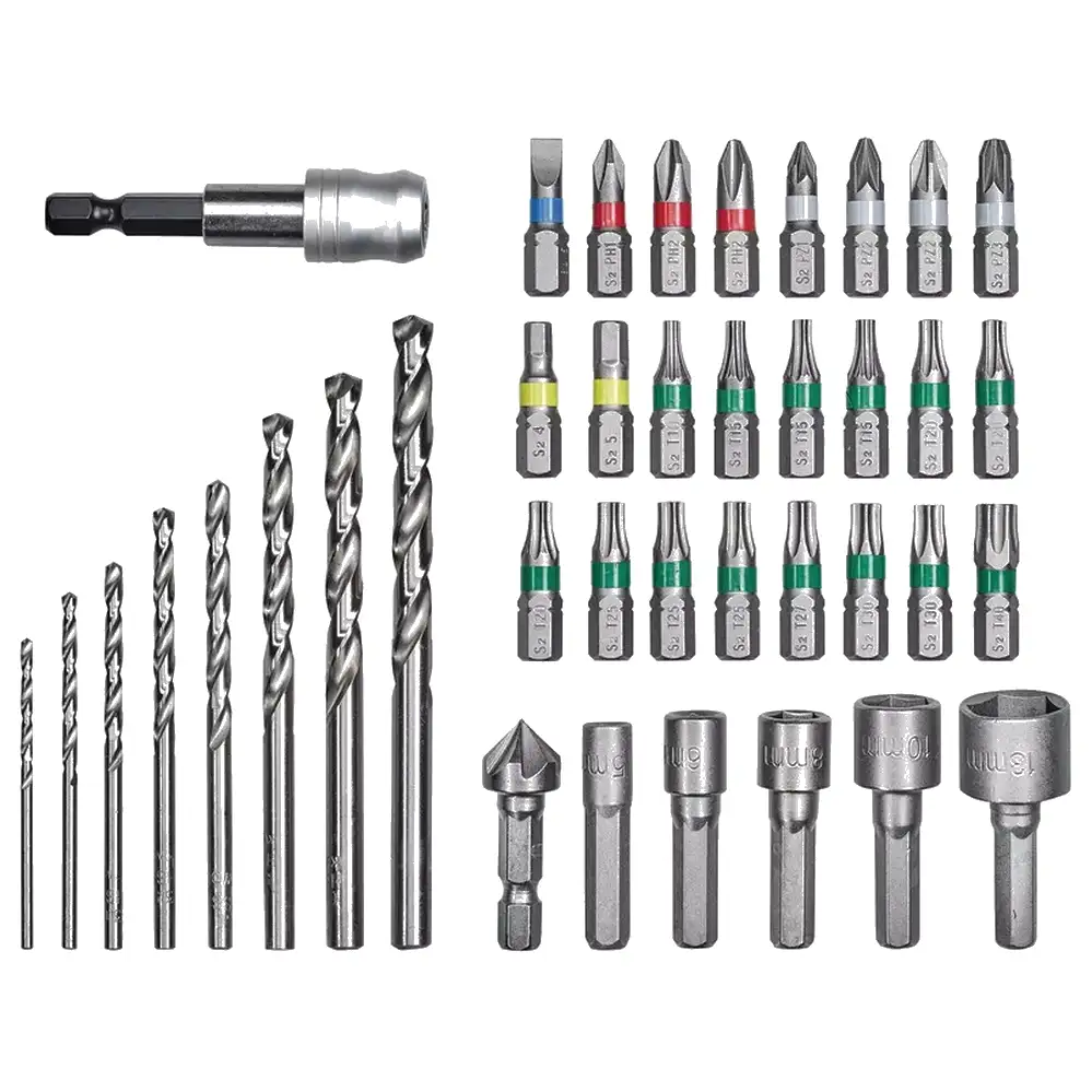 Набор бит/сверл Einhell Bit-Bohrerbox 39шт. L-Box 49108911  - фото 2
