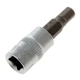 Головка с битой TUNDRA premium, под квадрат 1/4", H5, CrV 