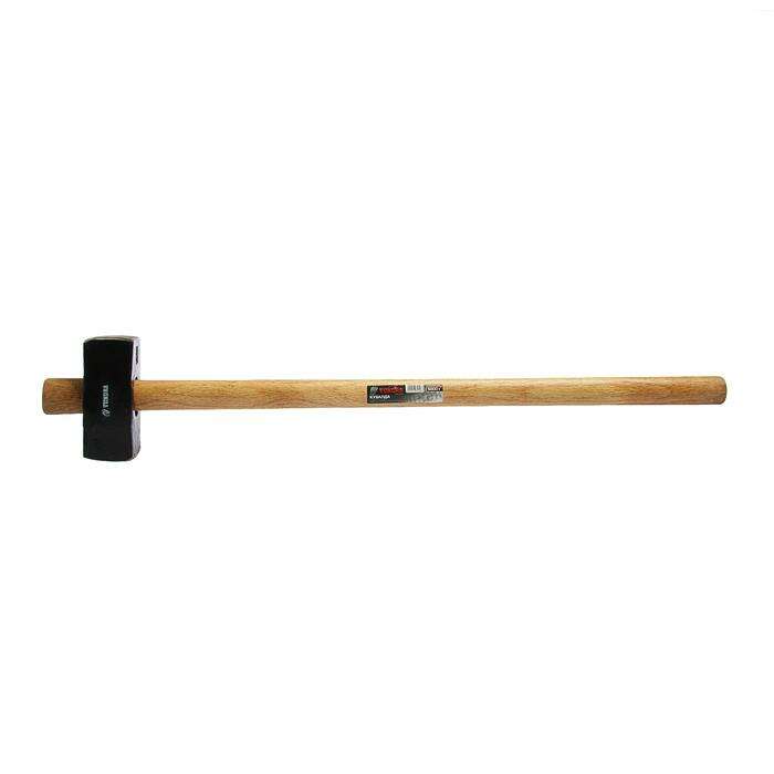 Кувалда кованая TUNDRA Basic, 5 кг, удлиненная деревянная рукоятка 