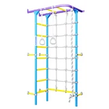 Шведская стенка Romana S4 (Сиреневый-голубой)