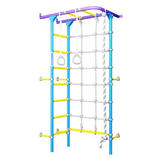Шведская стенка Romana S4 (Сиреневый-голубой)