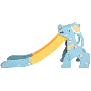 Детская горка с баскетбольным кольцом Pituso Догги Голубая