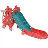 Детская горка с баскетбольным кольцом Pituso Барашек Pink/Коралл