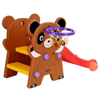 Детская горка Pituso Мишка Brown