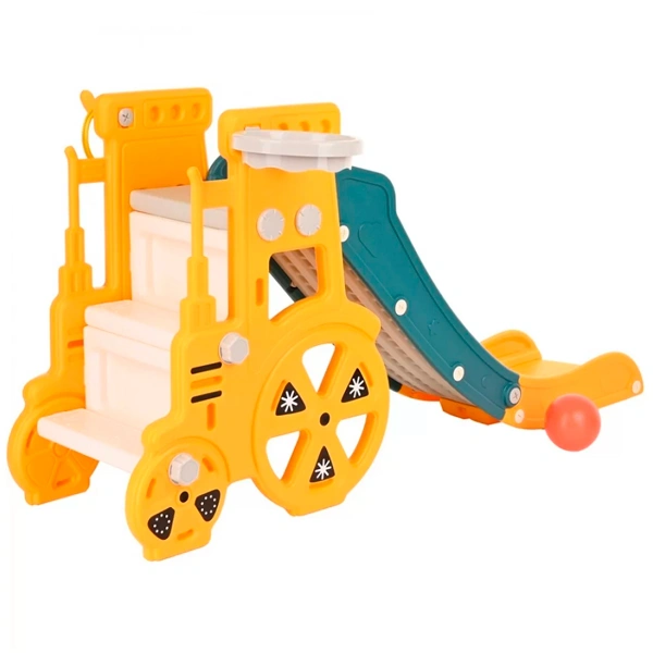 Детская горка Pituso Ретро желтый - фото 2