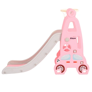 Детская горка Pituso Суперкар розовый