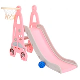 Детская горка Pituso Суперкар розовый