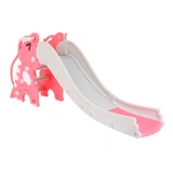 Детская горка Pituso Дино Reddish с баскетбольным кольцом Коралл