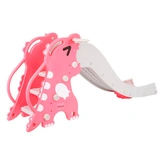 Детская горка Pituso Дино Reddish с баскетбольным кольцом Коралл - фото 5