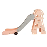 Детская горка Pituso Замок с баскетбольным кольцом Бежевая/серая - фото 8