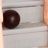 Детская горка Pituso Замок с баскетбольным кольцом Бежевая/серая - фото 6