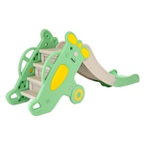 Детская горка Pituso Самолет с баскетбольным кольцом зеленая - фото 2