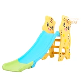 Детская горка Pituso Тигренок с баскетбольным кольцом Blue/голубая