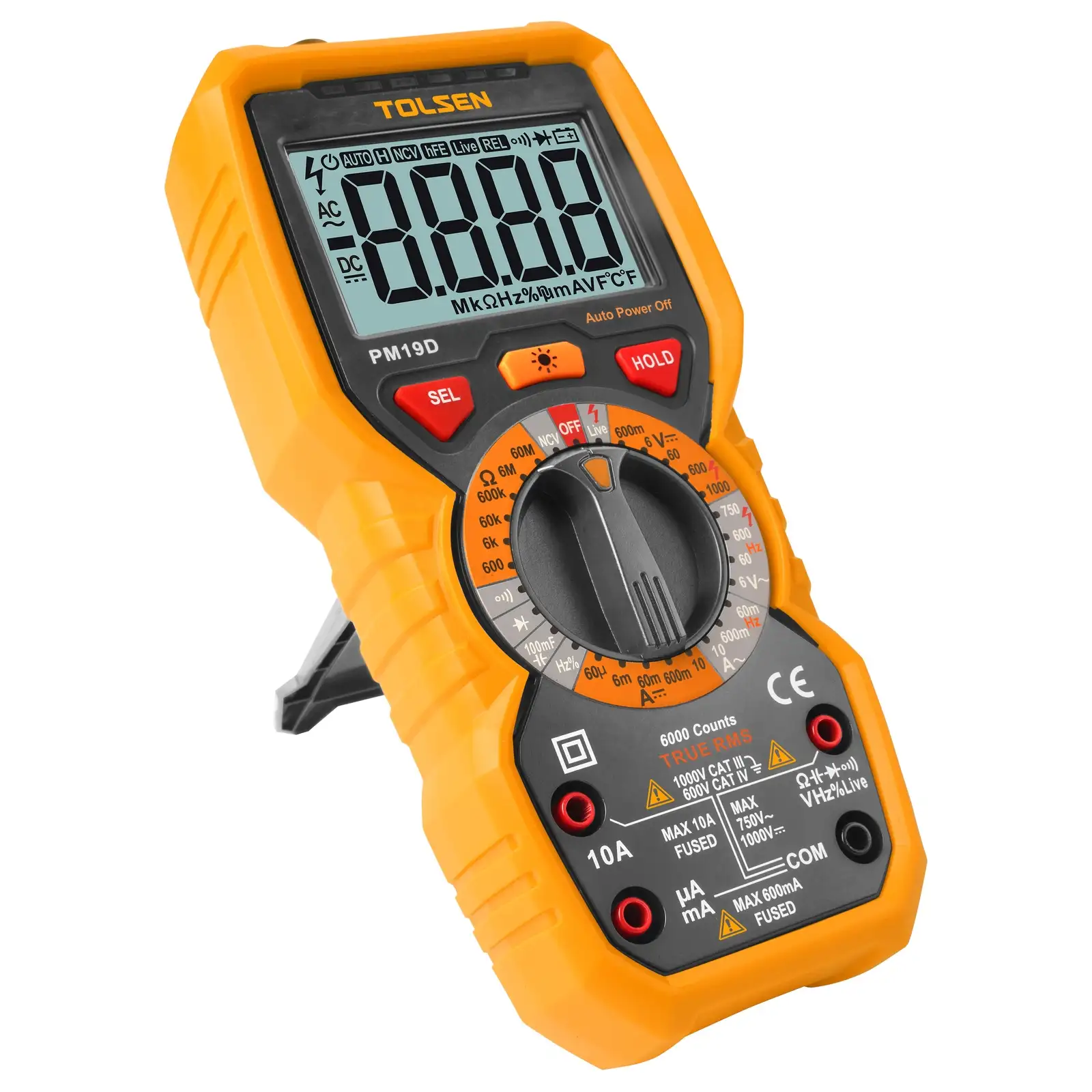 Мультиметр цифровой TOLSEN "INDUSTRIAL" 38033 