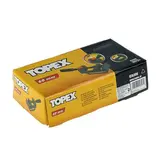 Тиски TOPEX, 60мм, алюминиевые, система быстрого крепления 