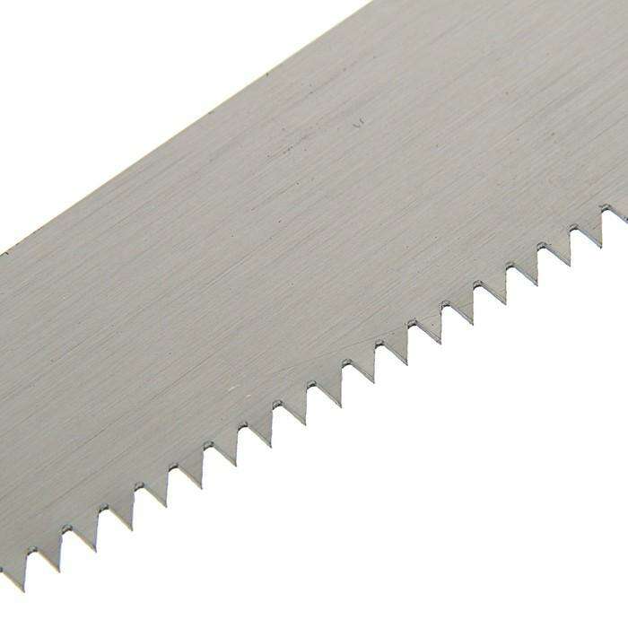 Ножовка по дереву TUNDRA, 300 мм, для точных работ, выкружная, пластиковая рукоятка 