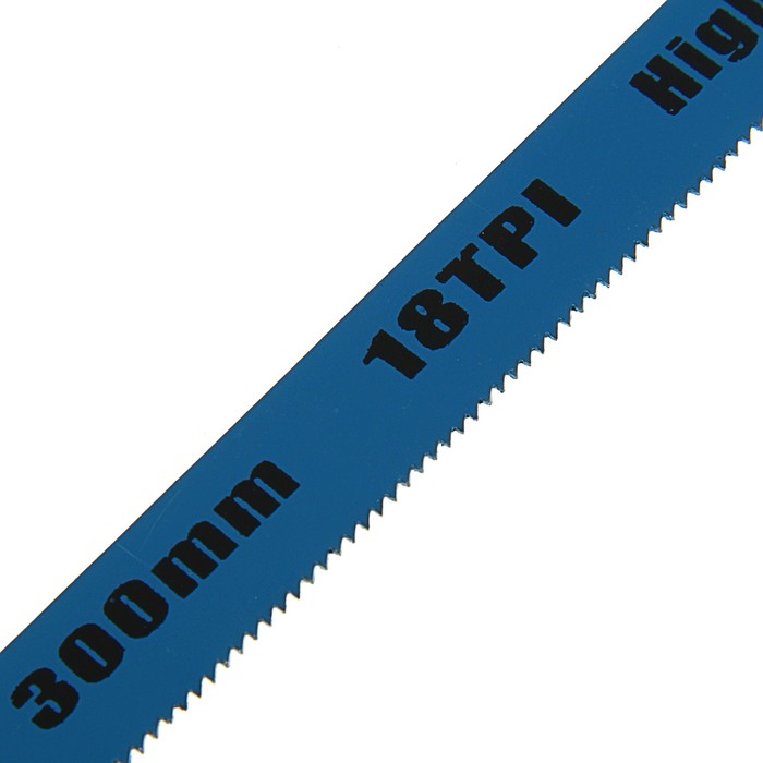 Полотна для ножовки по металлу TUNDRA, 18 TPI, быстрорежующая сталь, зак/зуб, 300 мм, 12 шт 178461 
