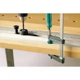 Струбцина винтовая Wolfcraft 3607000, с деревянной ручкой, вылет/зев при зажиме 50/100 мм  - фото 2