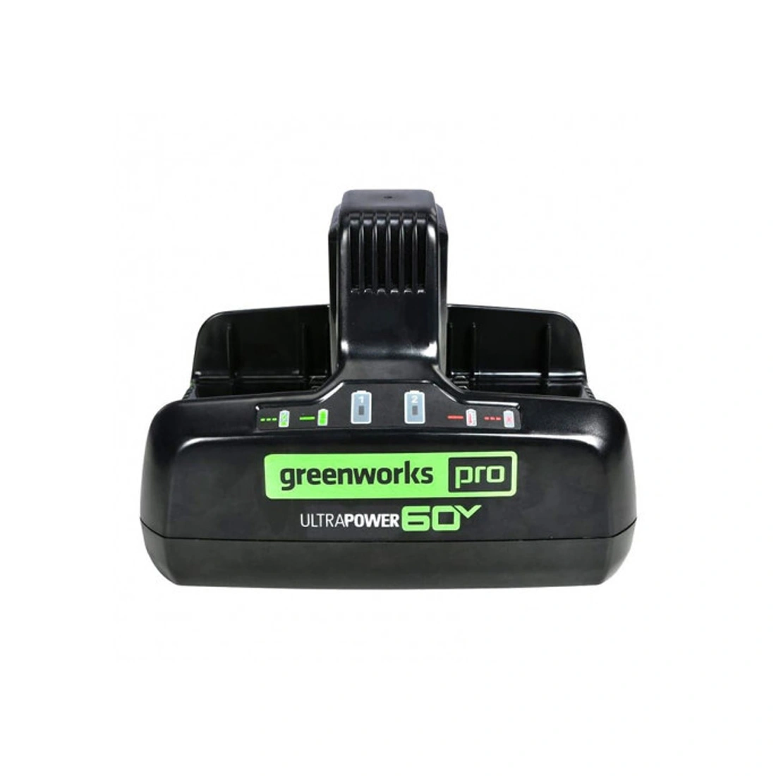 Быстрое зарядное устройство для двух аккумуляторов Greenworks 2954407 60V 10А 2954407 - фото 5