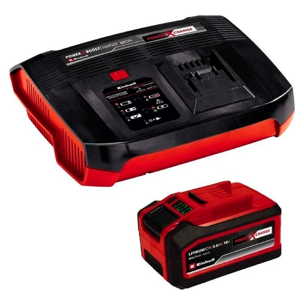 Аккумулятор Einhell PXC "Starter Kit" 18V 4-6Ah + зарядное устройство 6A Boostcharger 4512143
