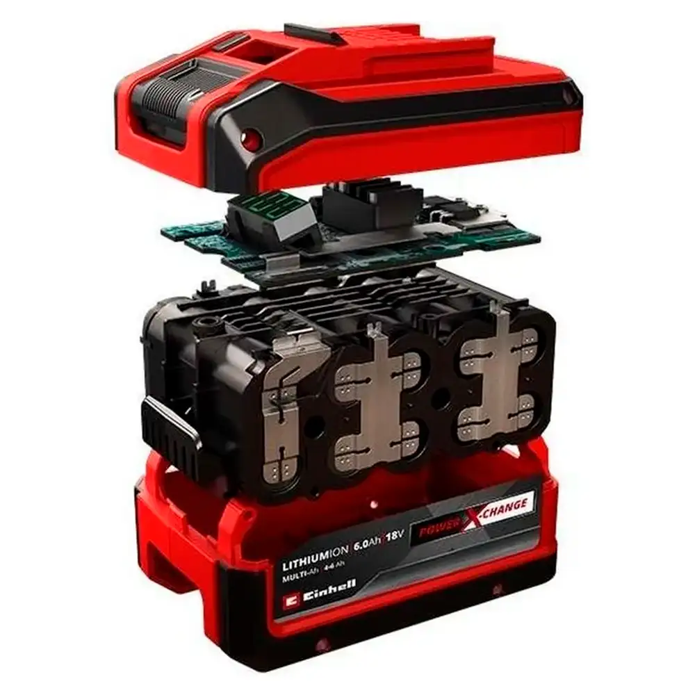 Einhell аккумуляторы PXC "Starter Kit" 18V 4-6Ah + зарядтағыш 6A Boostcharger 4512143 - фото 4