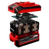 Einhell аккумуляторы PXC "Starter Kit" 18V 4-6Ah + зарядтағыш 6A Boostcharger 4512143 - фото 4