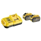 Набор аккумуляторов DeWALT DCB546 "XR" 18-54V 6.0Ah Li-ion 2шт. + зарядное устройство DCB118 "XR" 18V 8А Li-ion DCB118T2-QW  - фото 2