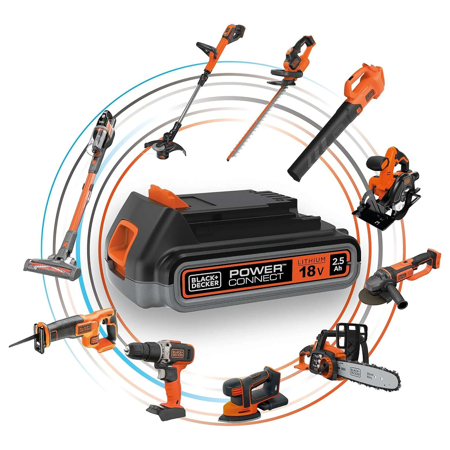 Аккумулятор BLACK+DECKER Li-Ion 18B 2Ач BL2018-XJ  - фото 4