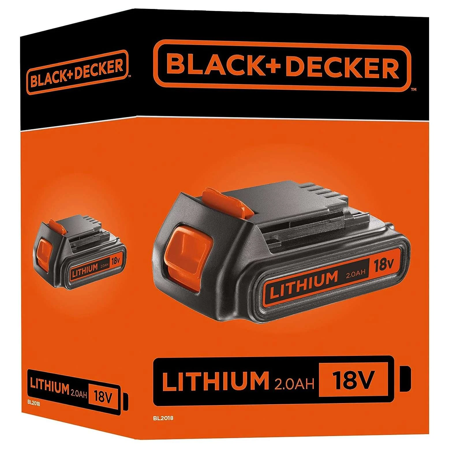 Аккумулятор BLACK+DECKER Li-Ion 18B 2Ач BL2018-XJ  - фото 3