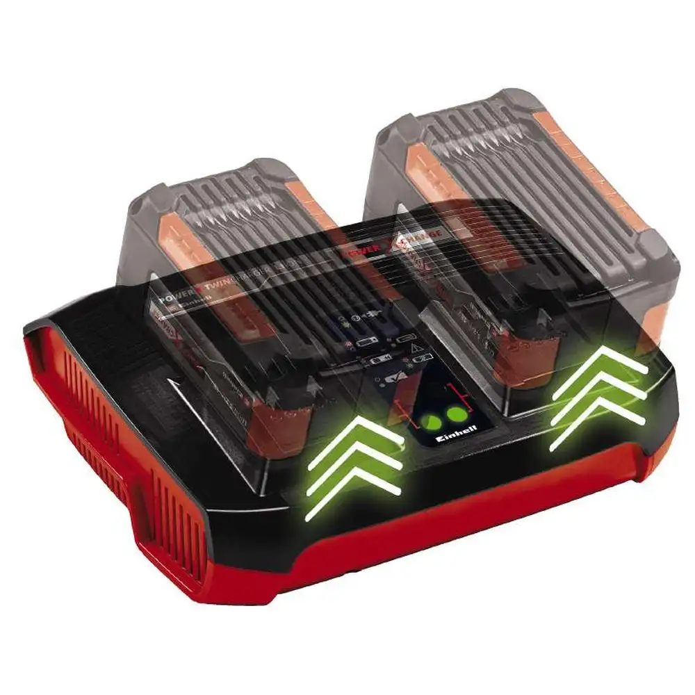 Аккумулятор Einhell PXC 2x 4.0Ah + двойное зарядное устройство Twincharger 4512112  - фото 2