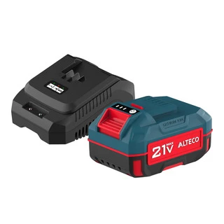 Стартовый набор ALTECO аккумулятор 1×21Vmax 4Ah и зарядное устройство (BCD 21-40 Li + BC 21-40 QF) 