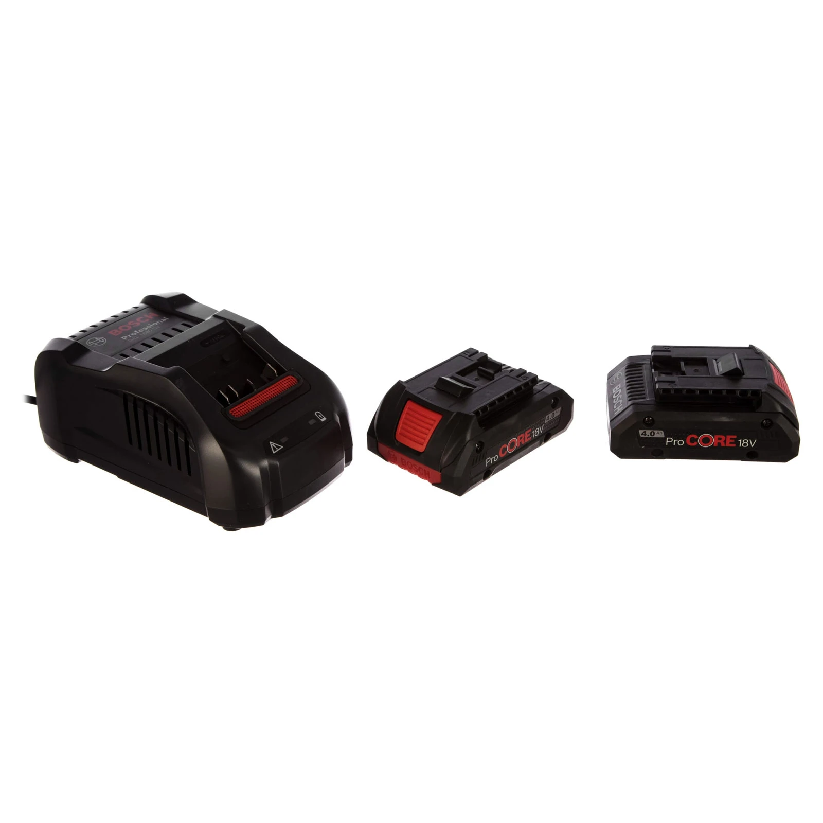 Набор аккумуляторов Bosch ProCORE 18V 4.0Ah Li-ion 2шт. + зарядное устройство GAL 1880 CV 18V 8А Li-ion Professional 1600A016GF 