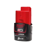 Аккумулятор Milwaukee M12 B3 3.0 АЧ 4932451388