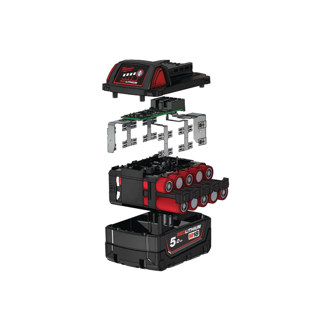Аккумулятор Milwaukee M18 B5 5.0 АЧ 4932430483 - фото 5