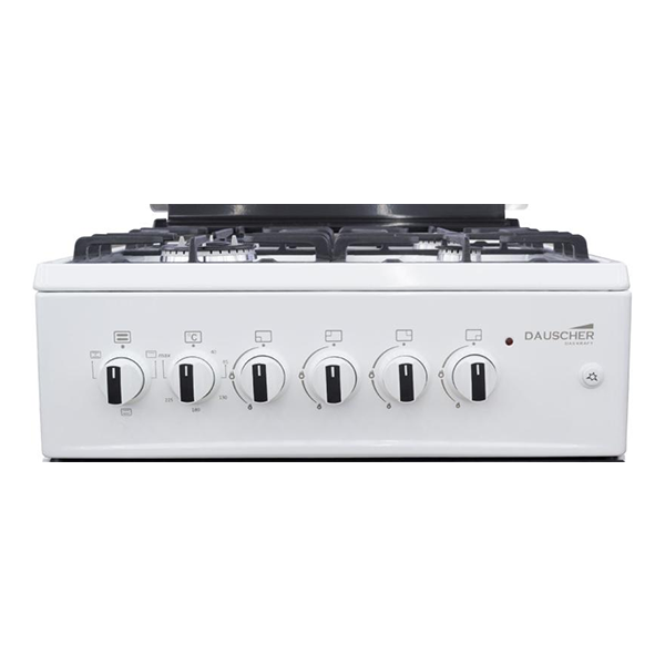 Жиынтық Dauscher газ плитасы E6240W + ARG ыдыс-аяқ жинағы Master Chef 602-1 12 дана  - фото 3