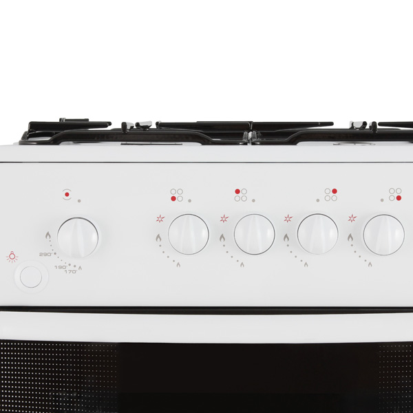 Жиынтық Дарина газ плитасы GM 4M42 008 W + ARG ыдыс-аяқ жинағы Master Chef 602-1 12 дана  - фото 2