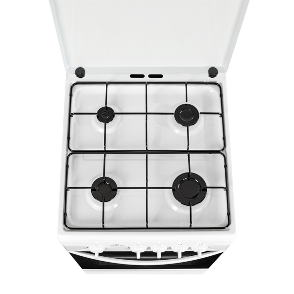 Жиынтық Greta газ плитасы 1470-00-16 ақ (рф) + ARG ыдыс-аяқ жинағы Master Chef 602-1 12 дана  - фото 4