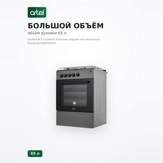 Artel газ плитасы Apetito 10-G KZ Gray - фото 4
